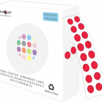 D ) RED DOT STICKERS
